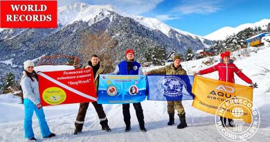 Самое высокогорное погружение под лёд (Ice-diving)