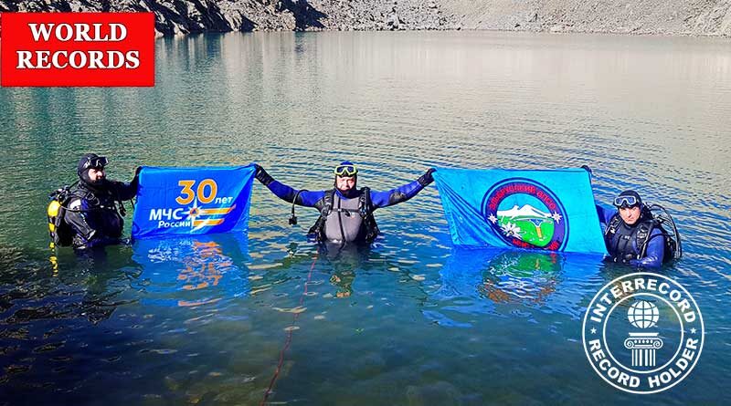 Самое высокогорное погружение водолазов  (команда)