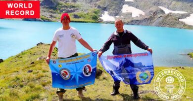 Самое глубокое ночное погружение с аквалангом на большой высоте