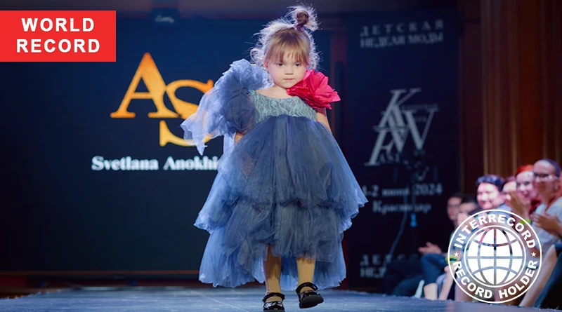 most runway appearances by a two-year-old