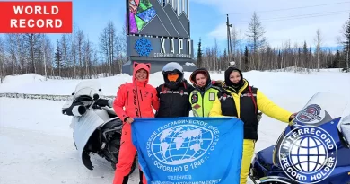 Первое зимнее женское моторалли с четырехкратным пересечением полярного круга