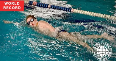 fastest 800 m freestyle swim in the pool