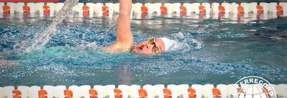 fastest time in the 100 meters freestyle in the pool