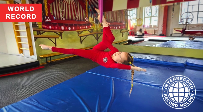 longest heel hold on the aerial hoop