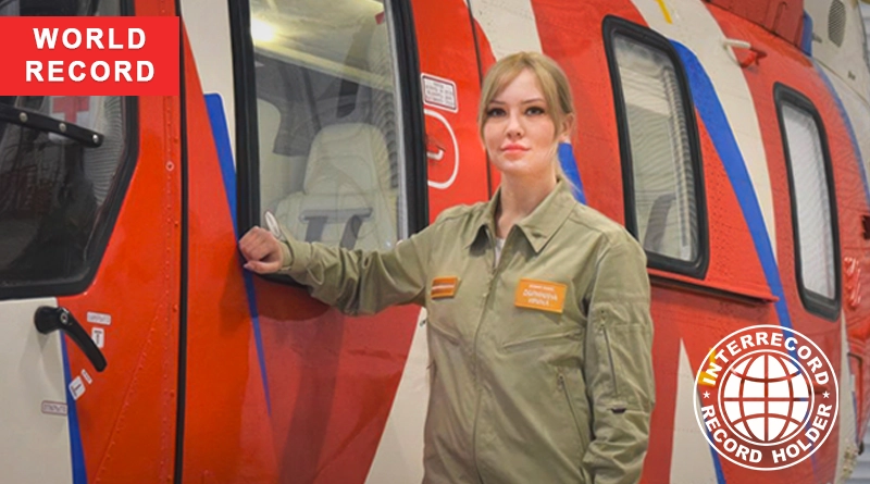 world's first female Ansat helicopter pilot