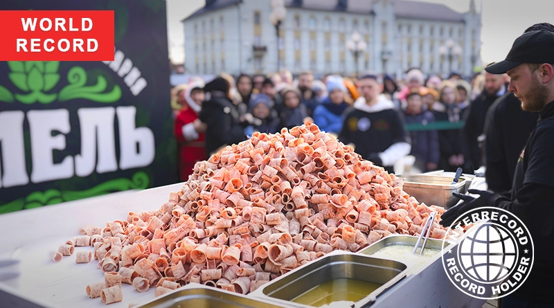 The largest serving of pelamid shavings (stroganina)