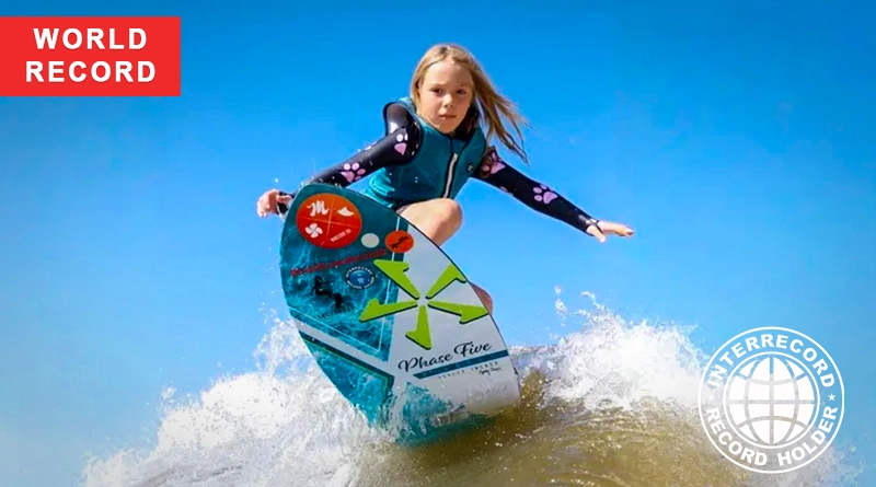 youngest age to perform the Shove-it on top trick in wakesurfing